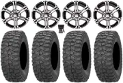 ITP SS212 14" Wheels Machined 30" Rock-A-Billy Tires Sportsman RZR Ranger