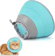 Cat Cone Collar Soft w Fish Pattern