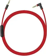 Beats Headphones Cord, 3.5mm Beats Replacement Cord, Replacement Audio Cable aux Cord for Beats by Dre Headphones Solo/Studio/Pro/Detox/Wireless/Mixr Headphones (Black/Red)