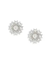 Cz By Kenneth Jay Lane Starburst Earrings