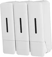 WeiLaiKeQi Wall Mount Soap Dispenser Shampoo Dispenser Hand Wash Soap Dispenser for Household, White