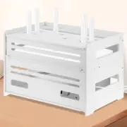 Router Shelf Storage Stand Projector Box Modem Cable Power Strip Management Rack