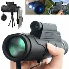 12X50 HD 1800M/9900M Monocular Telescope Night Vision Red Laser+Compass+Light