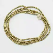 Tiny Handmade African Heishi Ethiopian Beads (1.5mm) - Recycled Metal (84P102)