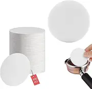 600 pcs Espresso Paper Filter 58.5mm for Screen Carrier 58mm, Unbleached Round Coffee Filter Paper Puck Screen Carrier Coffee Filter Paper White (600 * 58.5mm)