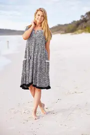 Sao Paolo Ocean Mist Dress--NAU-SPDOM