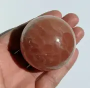 Rose Calcite Sphere Natural High Grade Crystal 55mm S003