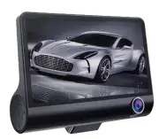 1080P Car DVR Dual Lens Dash Cam Front and Rear 3 AngleviewVideo Recorder Camera