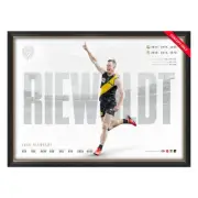 Jack Riewoldt Richmond Official AFL Retirement Sportsprint Framed