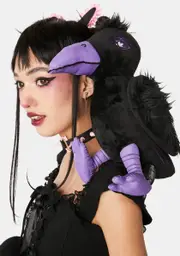 [The Grave Girls] Feathered Familiar Raven Plushie