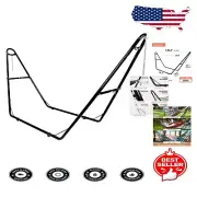 Quick Assembly Heavy Duty Hammock Stand - 550 lb Capacity for Outdoor Relaxation