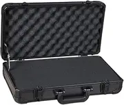 Folpus Portable Tool Box Protector Hard Case Protects Electronics Carrying Case Lockable with Mesh Pocket for Wrench Fishing Tackles, Style D