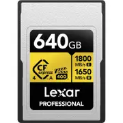 Lexar Professional GOLD 640GB CFexpress 4.0 Type A Memory Card
