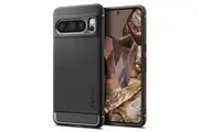 SPIGEN Google Pixel 8 Pro Case, Genuine Rugged Armor Soft Slim TPU Cushion Cover for Google - Black