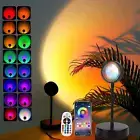 Sunset Lamp Projector Led Lights for Bedroom Night Light RGB Lights Sun Sunlight