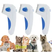 3x Electric Flea Comb-Great for Dogs & Cats Pet Brush Safe Useful US Stock