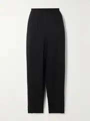 [TOTEME] TOTEME - Stretch-crepe Tapered Pants - Black - DK34 DK 34 Black