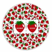 Double Strawberry Acid House Dance Music Rave Techno DJ Slipmat