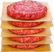 Hiware 200 Count Unbleached Parchment Paper Squares 6" x 6", Non-Stick Wax Paper Sheets for Separate Burgers, Cookies & Other Foods When Storing, Freezing