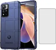 Phone Case for Xiaomi Redmi Note 12 Pro 4G/Redmi Note 11 Pro 5G with Tempered