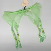 Agent Provocateur Casper Mint Green Suspender AP4 Large NWT