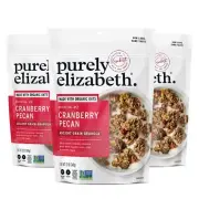 Purely Elizabeth Cranberry Pecan Ancient Grain Granola Gluten-Free Non-GMO 12...
