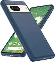 LeYi for Pixel 7 Case, Google Pixel 7 Phone Case 2022, Soft Ultra-Thin Liquid TPU with Microfiber Liner Cover Case for Pixel 7 [Not Fit Pixel 7 Pro], Blue