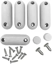 Toilet Seat Bumpers White Rubber Pack of 7 Renovator's Supply