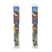 2x 100pc Plus-Plus Tube Truck Build Puzzle Motor Skills Kids/Toddler Fun Toy 5y+