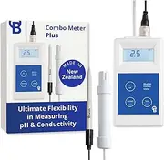 Bluelab METCOMPLUS Combo Meter Plus for pH, Temperature, and Conductivity in Water and Soil with Easy Calibration, Digital Nutrient (TDS/PPM) Testing Kit for Hydroponic System & Growing Indoor Plants