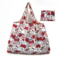在飛比找蝦皮購物優惠-三麗鷗 Hello Kitty 便攜式可折疊手提袋防水購物袋