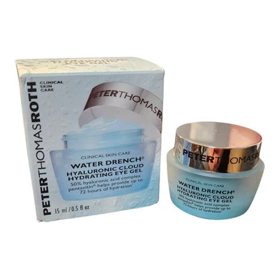 Peter Thomas Roth Water Drench Hyaluronic Cloud Hydrating Eye Gel 0.5 oz NIB