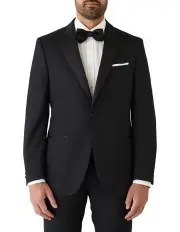 [Cambridge] Modern Fit Pickford Tuxedo Jacket Black