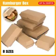 Cardboard Catering Food Trays Snack Boxes Party Takeaway Box Brown Eco-Friendly