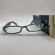 IC26 ICU EYEWEAR 73174503FW Blue Green Checkered + 1.75 READING GLASSES READERS