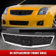 [Diamond Mesh] For 07-12 Nissan Sentra SR/SE-R/SE-R Spec V Chrome Frame Grille (for: Nissan)