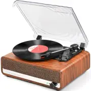 Vinyl Record Player with Upgraded Speakers,3 Speed Turntable with Latest Blue...