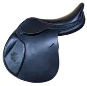 WILDRACE Leather Jumping/Close contact Double Flap Changeable Gullets Saddle 18"