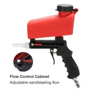 Handheld Air Sandblasting Gun 1/4" Sand Blaster Shot Media Blasting 90PSI 7.0CFM