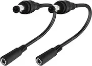 tunghey 2Pack Tip Adapter Converter Cable, Male 5.5x2.5mm to Female DC 4.5x3.0mm Adapter Charge Charging Cord for Laptop Notebook Computer 15CM