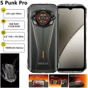 DOOGEE S Punk PRO 4G Rugged Phone Android 14 Mobile Outdoor Big Speaker Unlocked