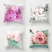 New High Quality Bedroom Pillowcase Cushion Cover Polyester Printed Sofa