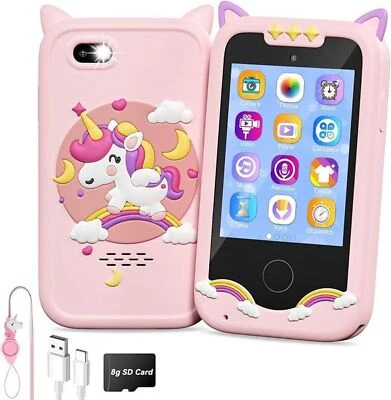 Kids Smart Phone for Girls, Unicorns Gifts for Girls Toys Cell Phone with Touchs