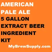 American Pale Ale Homebrew 5 Gallon Beer Extract Ingredient Kit - My Brew Supply