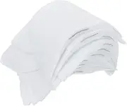 ERINGOGO 50 Pairs Suit Shoulder Pads Grip Thin Shoulder Pads Clothing Coats Shoulder Pads Foam Shoulder Pads Shoulder Pads for Straps Shirts for Women Ladies Bags White Cotton