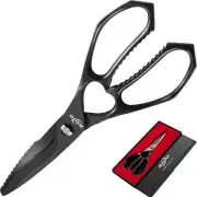 Kitchen Scissors Heavy Duty, Premium Shears for Food, 8.8 Inch Meat Ultra Sharp