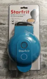 Starfrit® 4-In. Electric Mini Pancake Maker, Blue - NEW