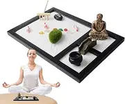 Sand Garden for Desk | Zen Miniature Sand Garden for Meditation,Home and Working Calming Toy Indoors and Outdoor Ornament for Living Room, Bedroom