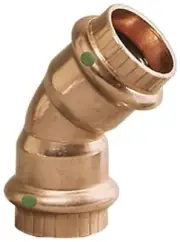 Viega 77607 Propress Elbow 45 Degree 1/2 Inch Copper Press Connection