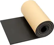 Kaqiluo High Density Self-Adhesive Sound Insulation Acoustic Closed Cell Foam, 0.4" x 12" x 71", 10 mm Thick,5.8 sqft Sound Proof Padding, Fire/Water Resistant Acoustic Treatment Foam